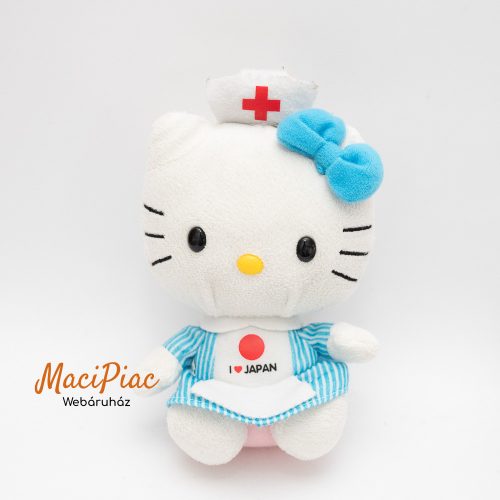 Plüss Ty Beanie Baby Hello Kitty USA 2011 Sanrio macska, cica Nővérke I LOVE Japan