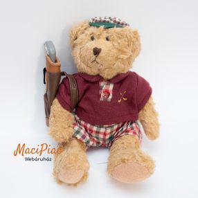   Plüss golfozó maci, mackó The Teddy Bear Collection Vintage Chip the Golfer, A Russ Bear From the Past 