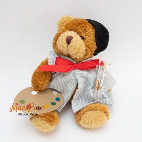   Plüss maci, mackó The Teddy Bear Collection  ALPHONSE THE ARTIST (festő művész)