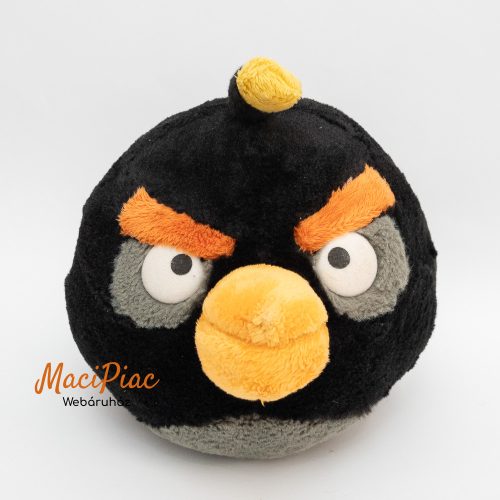 Plüss fekete Angry Birds Bomb madár 