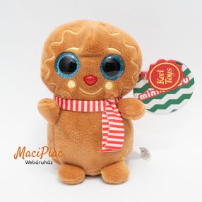   Plüss csillogó szemű mézi karácsonyi figura címkés Keel Toys, Mini Motsu