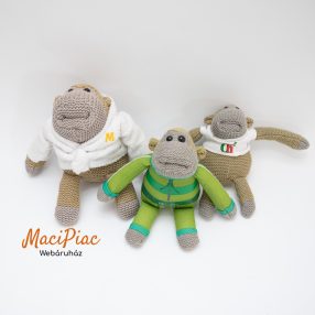 Gépi kötött majom 3 db együtt PG tips monkey 2017