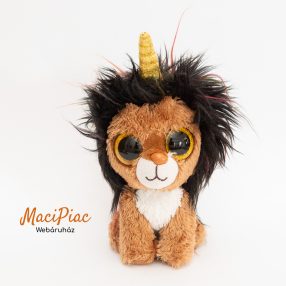   Plüss unikornis orszlán TY Beanie Babies Plush Soft Toy  2019 csillogó szemű, fülű, szarvú