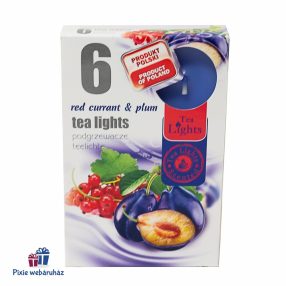   Illatos teamécsesek vörös ribizli, és szilva illatban 6 db-os