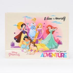   Ajándék papírtáska disney Hercegnők két oldalas, fekvő 38x28-as KÖZEPES méretű