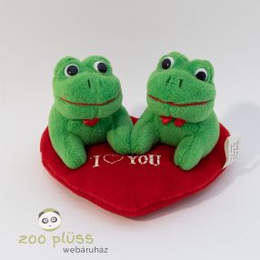 Uni Toys plüss szerelmes béka pár