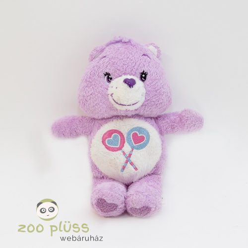 Gondos bocsok CARE BEARS Share Bear Osztozó bocs plüss lila maci csörög