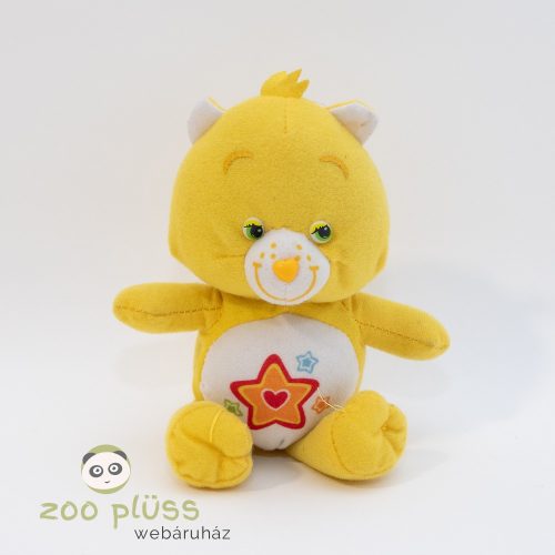 Gondos bocsok CARE BEAR Super Star Bear, Szuper sztár sárga plüss maci