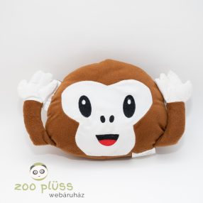   Plüss párna majom fej fülét fogja hangulatjelpárna Emoji 