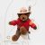 Plüss hód kulcstartó lovasrendőr címkével Canada Keychain – RCMP Beaver