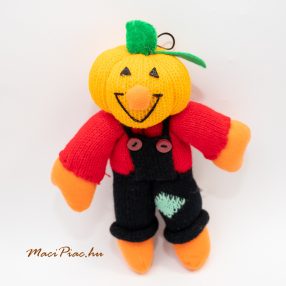   Halloweeni kötött tök, madáríjesztő figura, akasztható