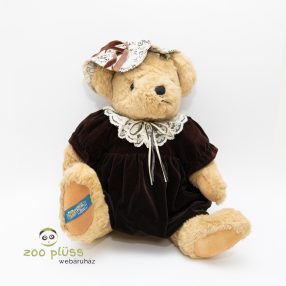   Plüss mackó lány, kalapban Vintage 1996 TCC CONTINUITY HOLDINGS NV TEDDY BEAR