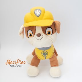 Plüss kutya A Mancs őrjárat Rubble figura (sárga ruhás)