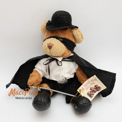 Plüss maci, mackó The Teddy Bear Collection Zorro Bear (Zorro a bandita)