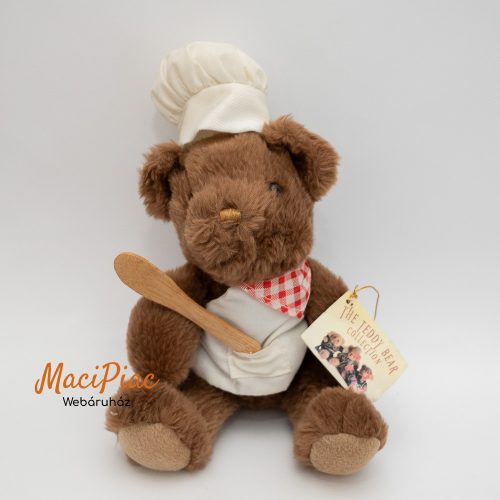 Plüss maci, mackó The Teddy Bear Collection Clement the chef (Kelemen a szakács)