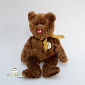   Plüss maci, mackó Ty márka 2002-es FIFA Olimpion (barna, orra zászlós) Ty Beanie Baby Champion Bear 2002 FIFA Word Cup