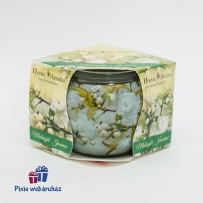   Midnighte Jasmine illatú illatgyertya, poharas illatmécses - díszdobozban