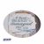 Fa dekorcáiós ovális tábla idézettel, akasztható A barát az az ember... felirattal
